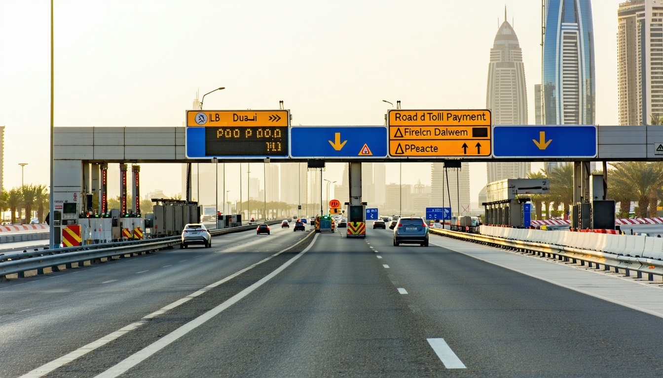 Dubai road toll payment system